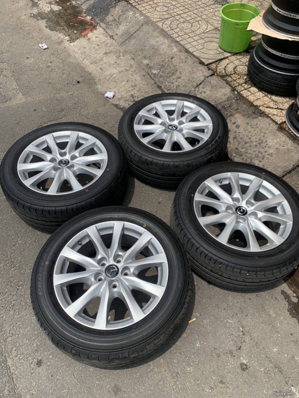 Thanh lý combo mâm lốp Mazda 6 kèm lốp Toyo 225/55R17 Toyo 99% - 3