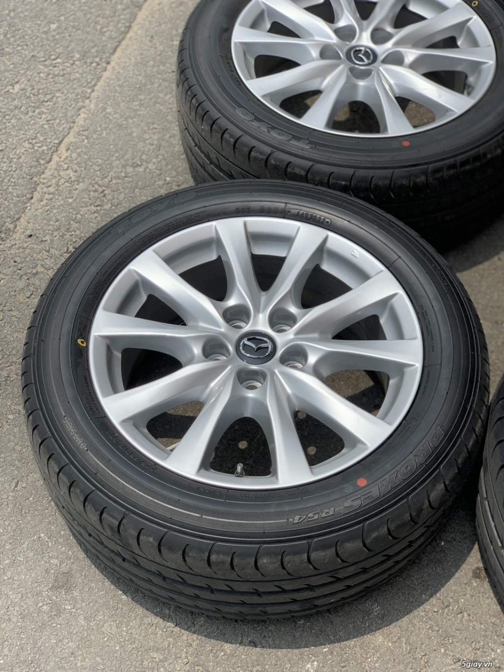 Thanh lý combo mâm lốp Mazda 6 kèm lốp Toyo 225/55R17 Toyo 99% - 1