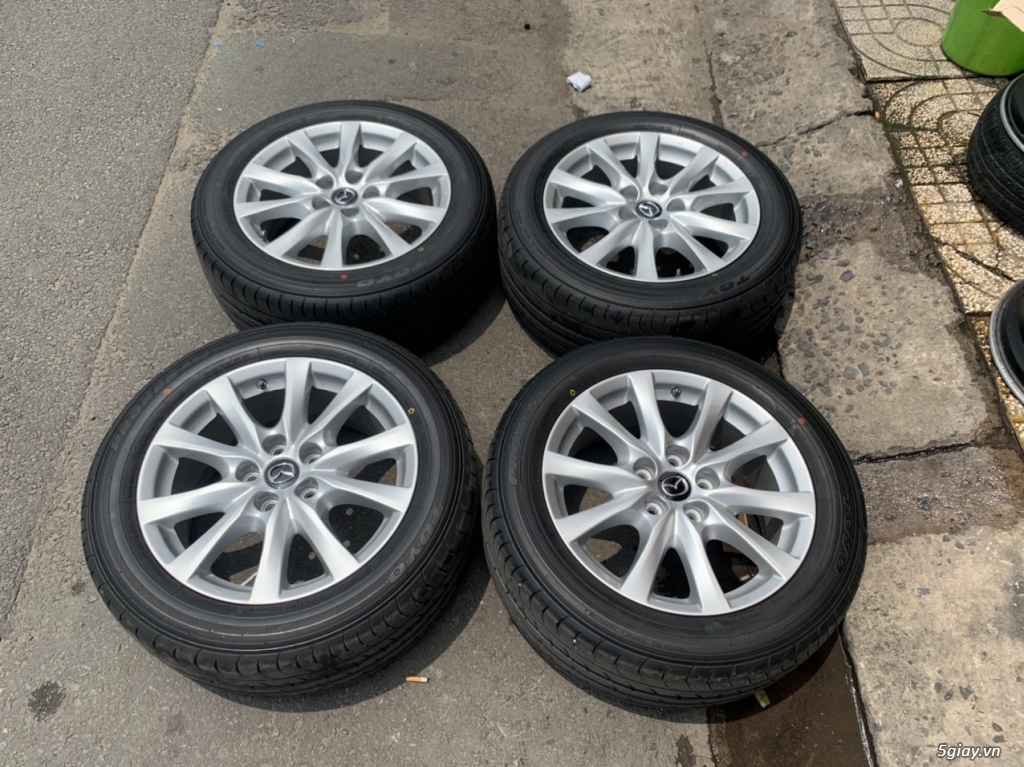 Thanh lý combo mâm lốp Mazda 6 kèm lốp Toyo 225/55R17 Toyo 99% - 2