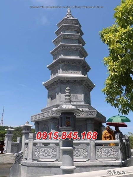 xây mộ tháp bằng đá đẹp bán tại Ninh Bình