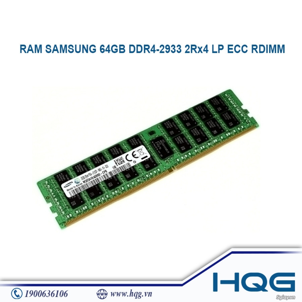 RAM SAM SUMG 64GB DDR4-2933 2Rx4 LP ECC RDIMM