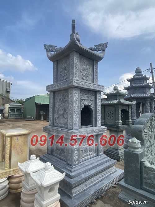Mẫu mộ tháp sư bằng đá đẹp bán tại Quảng Ninh - 3