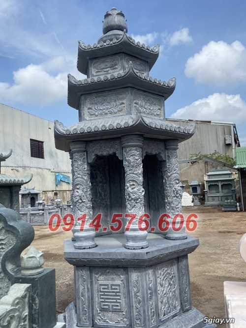 Mẫu mộ tháp sư bằng đá đẹp bán tại Quảng Ninh