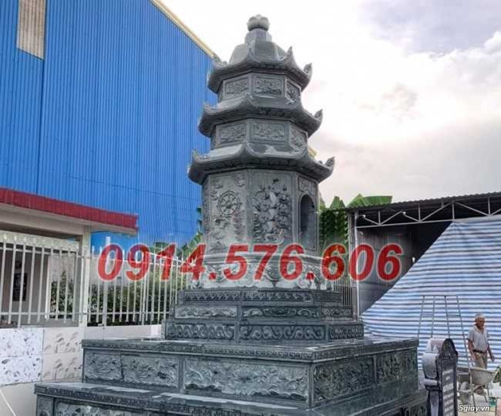 Tháp đá xanh khối đẹp nhất hiện nay Lạng Sơn - 2