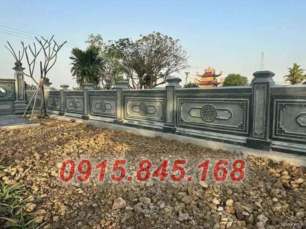 Giá bán hàng rào đá xanh cao cấp đẹp Bình Phước - 3