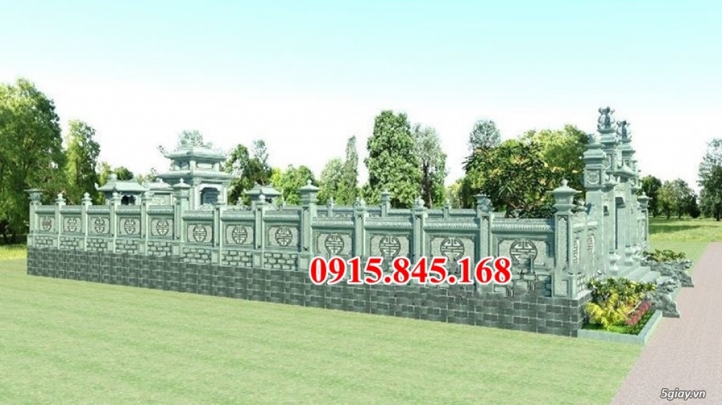 Thiết kế hàng rào đá xanh cao cấp đẹp Đồng Nai - 3