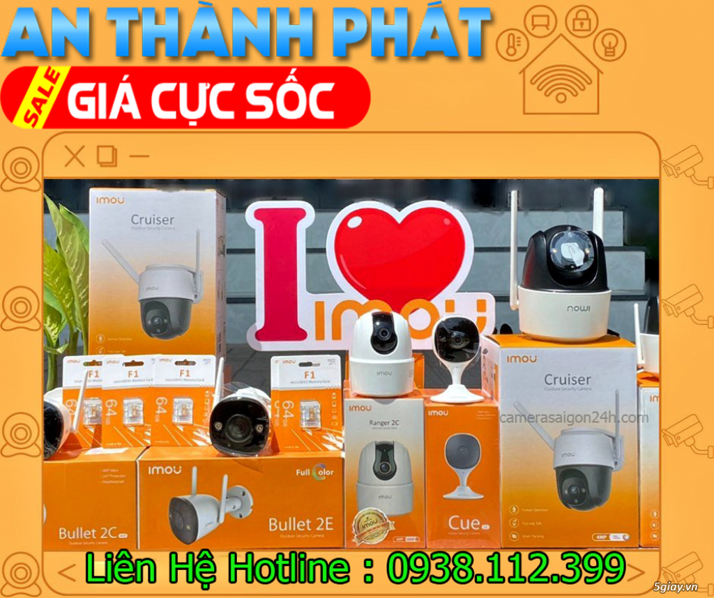 Lắp Camera Chính Hãng IMOU Giá Rẻ