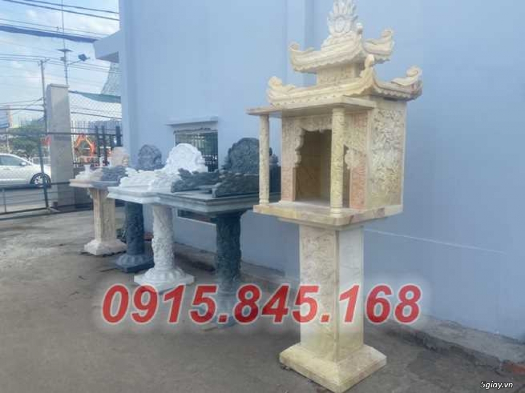 Miếu tro cốt thờ ngoài trời bằng đá khối bán Phú Thọ - 3