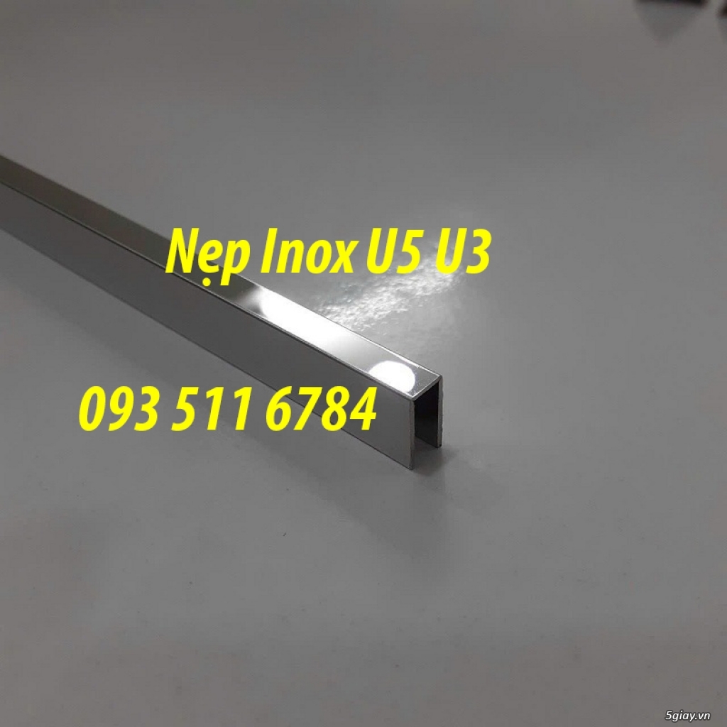 Cần Bán: Nẹp Inox ron gạch Nẹp góc tường vuông chữ V Inox đen - 2