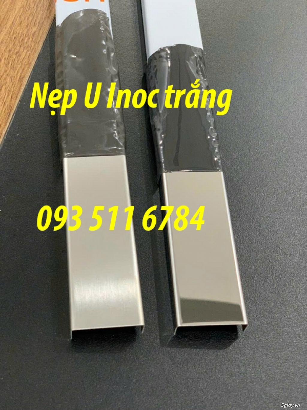 Cần Bán: Nẹp Inox ron gạch Nẹp góc tường vuông chữ V Inox đen