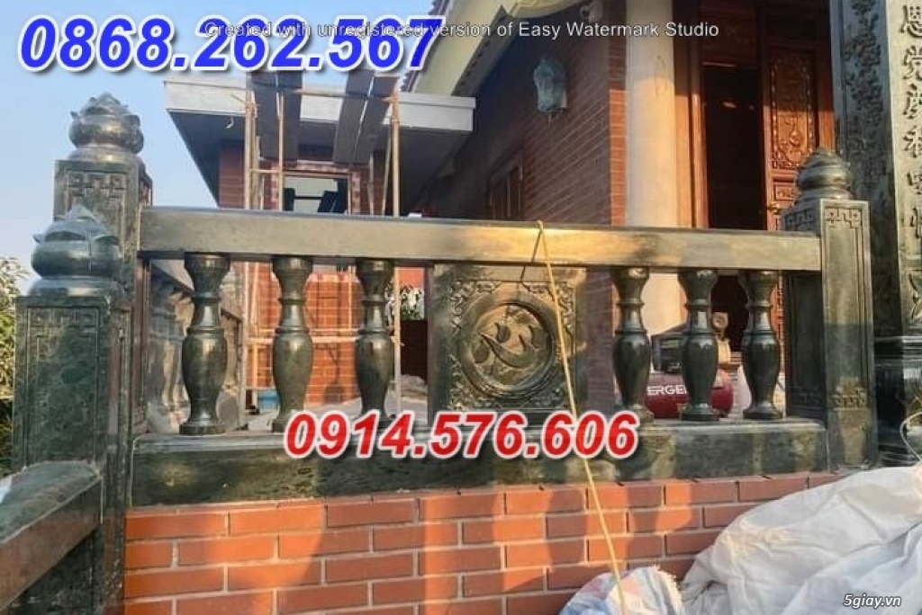 Hàng rào bằng đá tự nhiên đẹp nhất Sóc Trăng