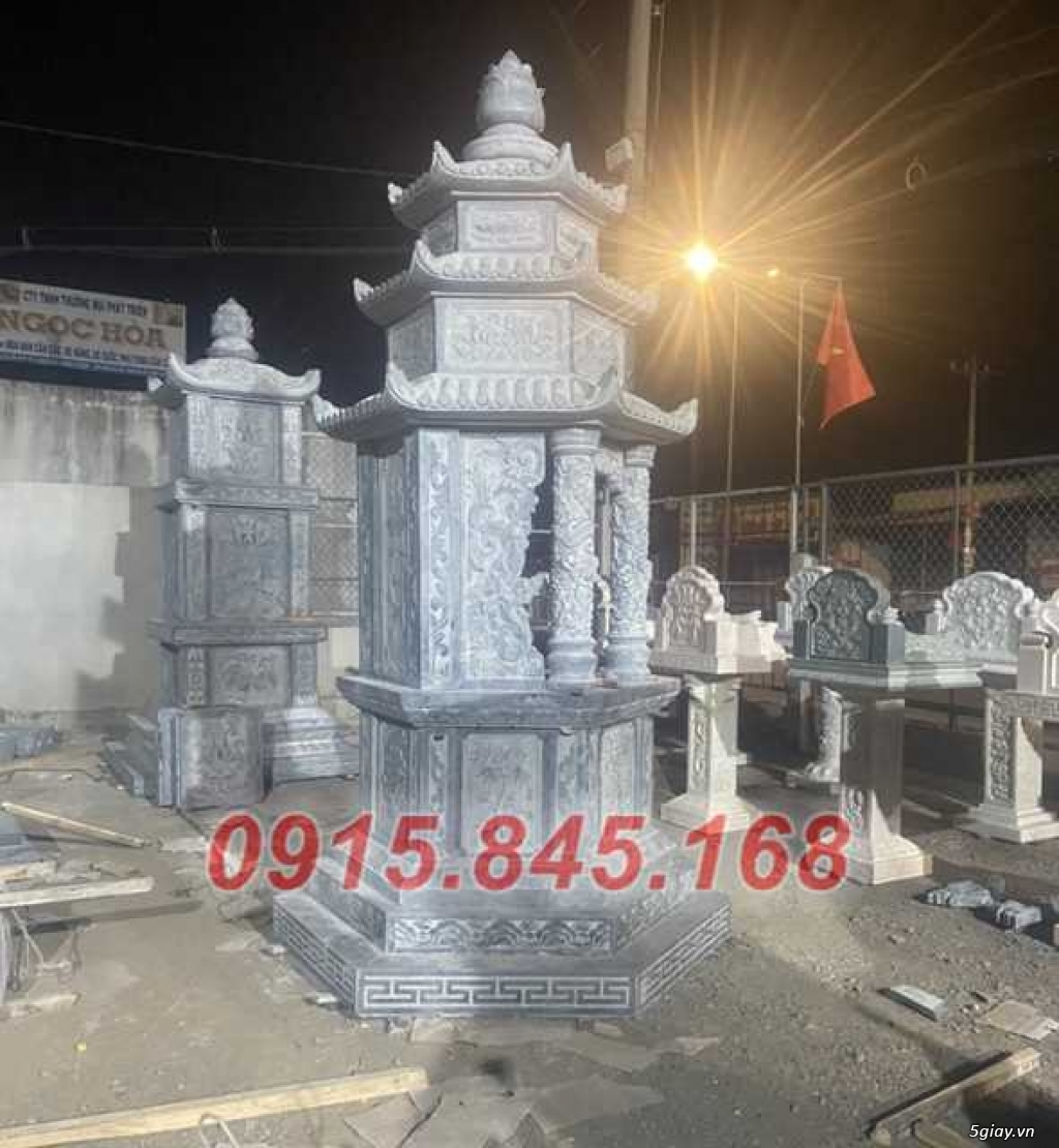 Giá bán mộ tháp đá xanh đẹp nhất bán tại Lai Châu - 1
