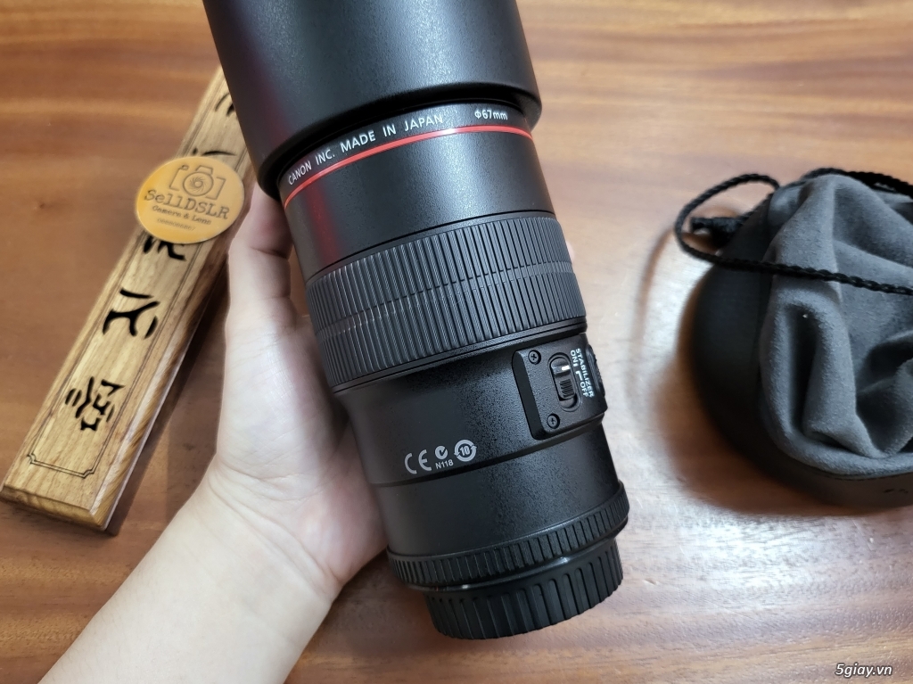 Canon 100F2.8 L IS Macro mới keng 99% - 3