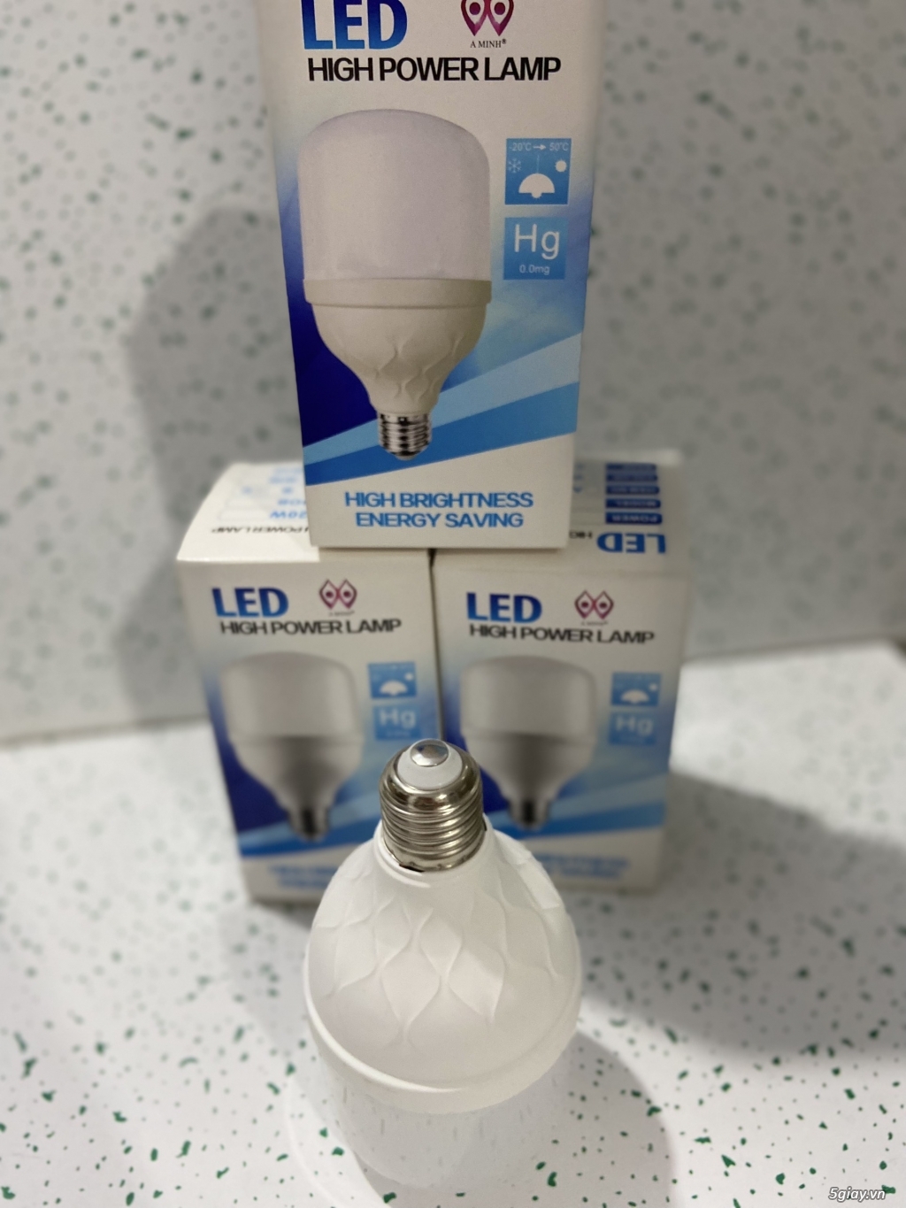 Bóng đèn 20W sáng trắng Led Bulb hình trụ công suất thực - Loại TỐT