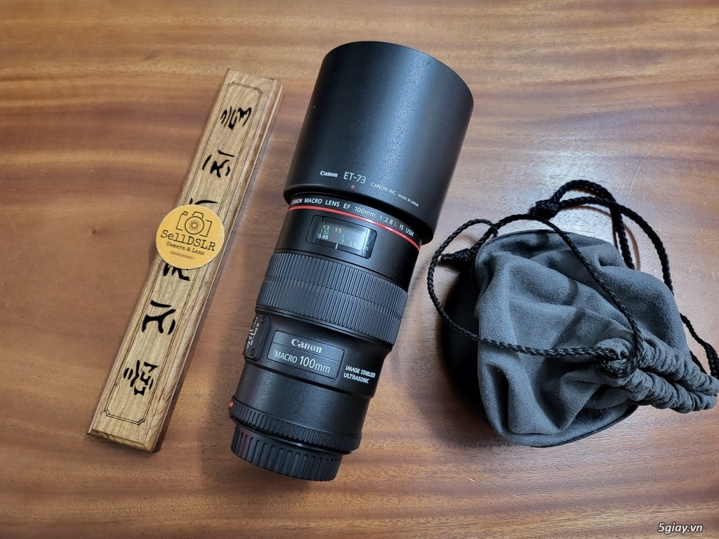 Canon 100F2.8 L IS Macro mới keng 99%