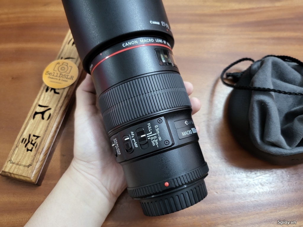 Canon 100F2.8 L IS Macro mới keng 99% - 5