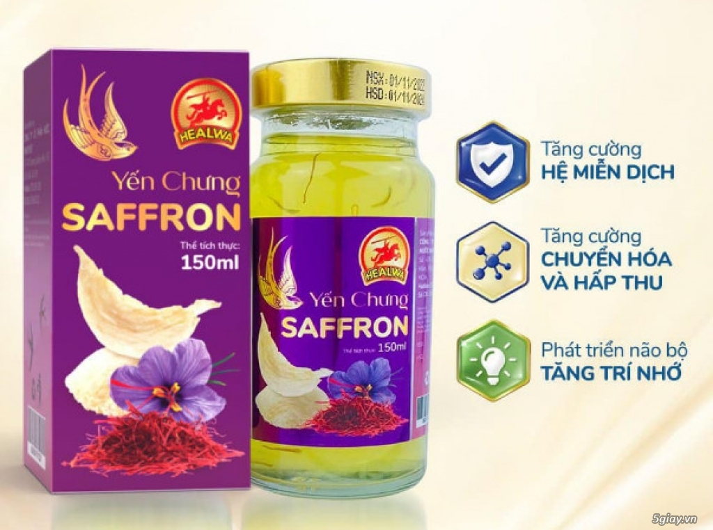 Bán yến chưng saffron bổ dưỡng cho trẻ em ở TP HCM giá rẻ freeship