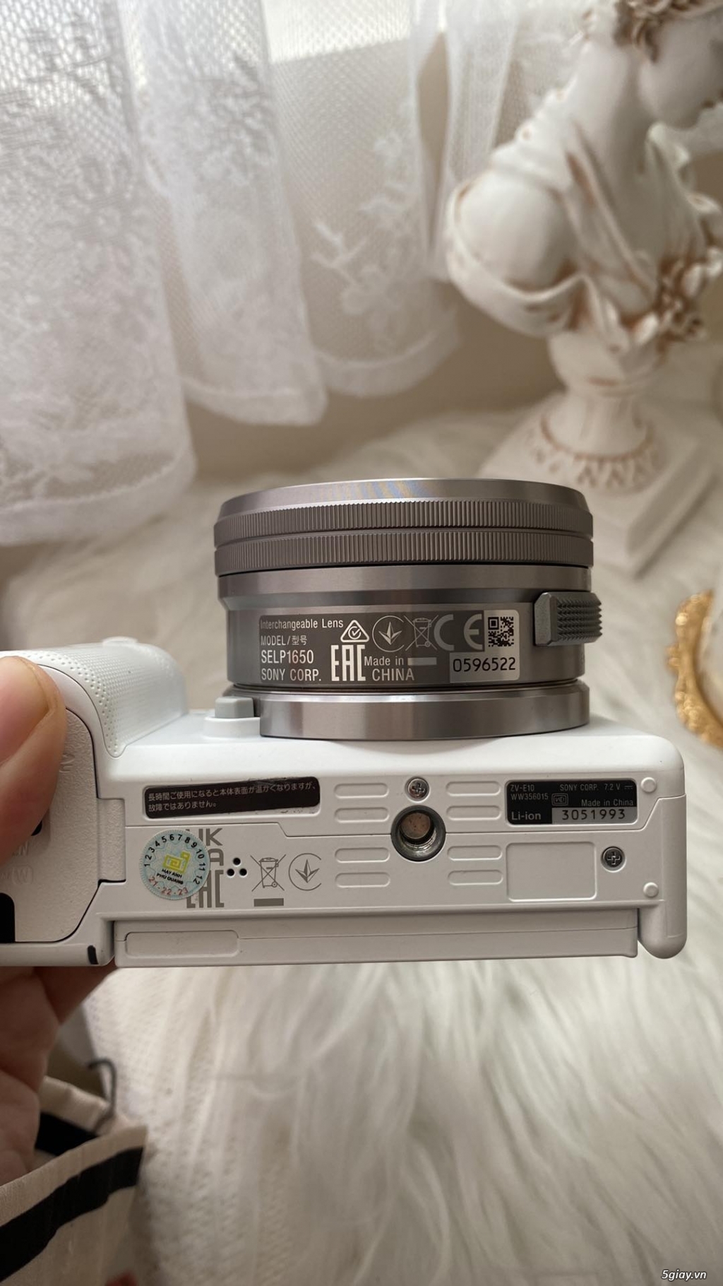 Sony ZV-E10 Trắng bạch tuyết fullbox mới 100% - 1