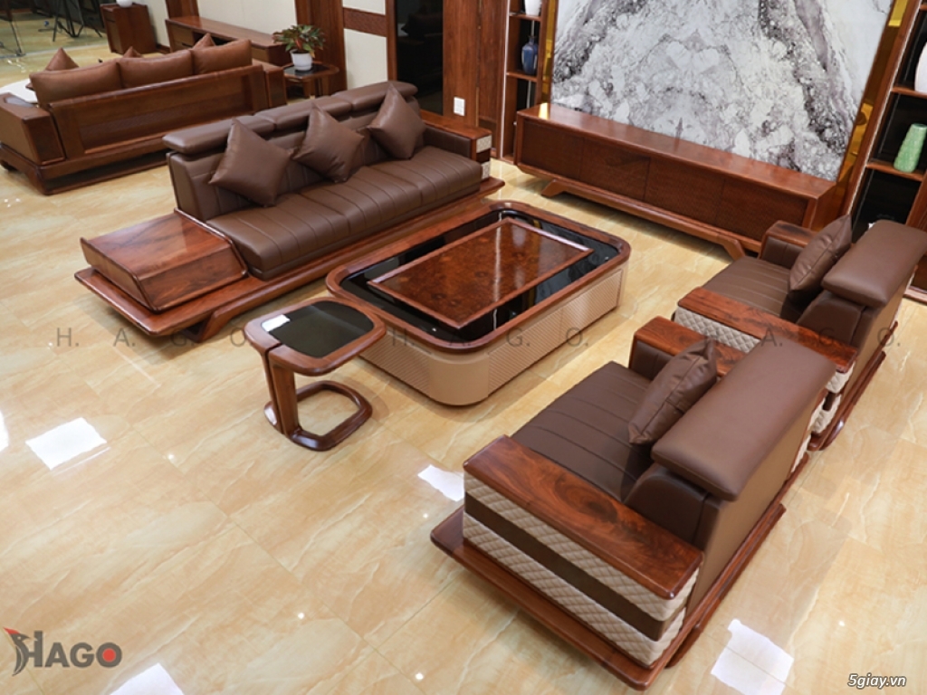 Sofa Gỗ Óc Chó Poseido S - 2
