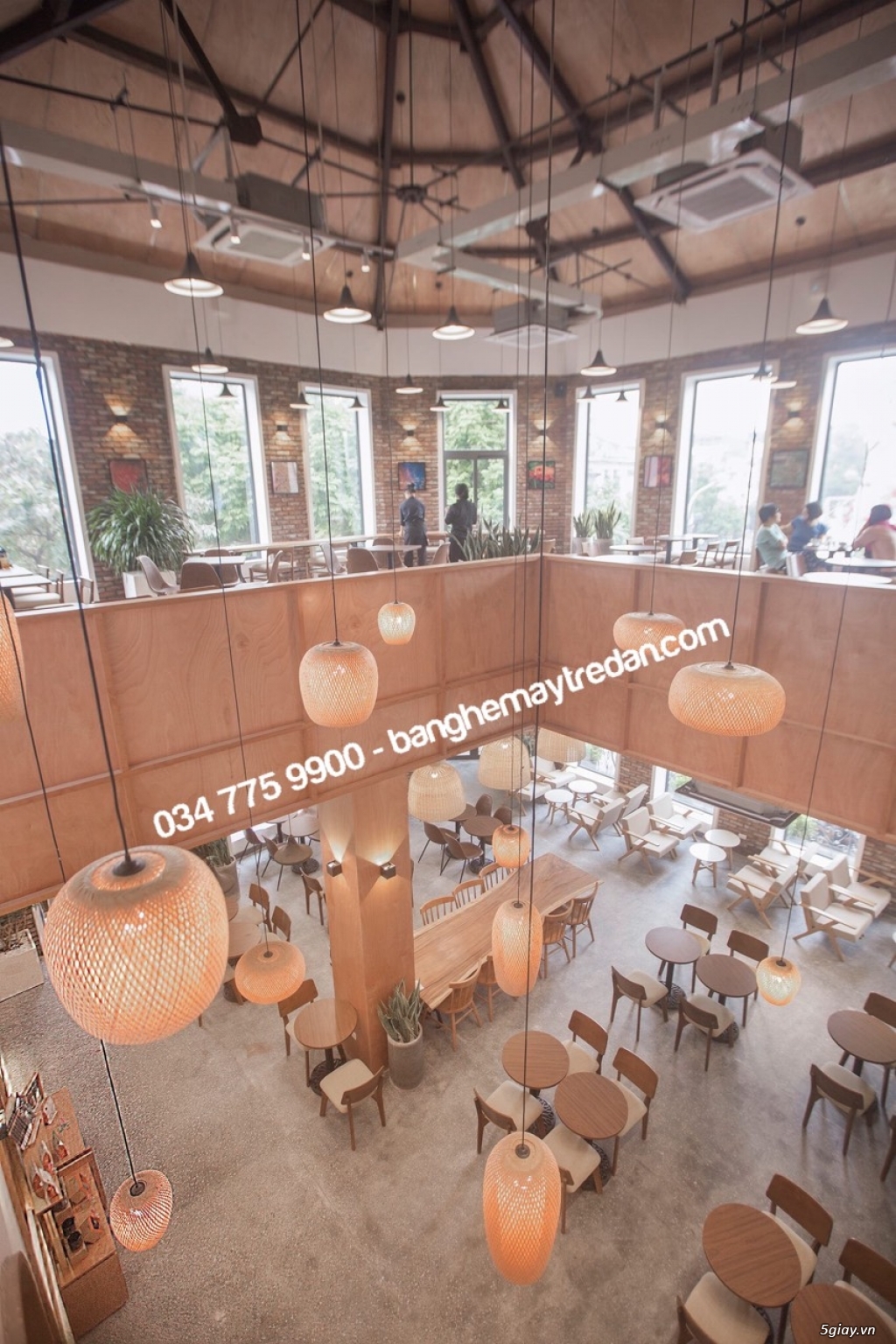 Đèn trang trí mây tre đan - Mây Tre Lục Bình - 12