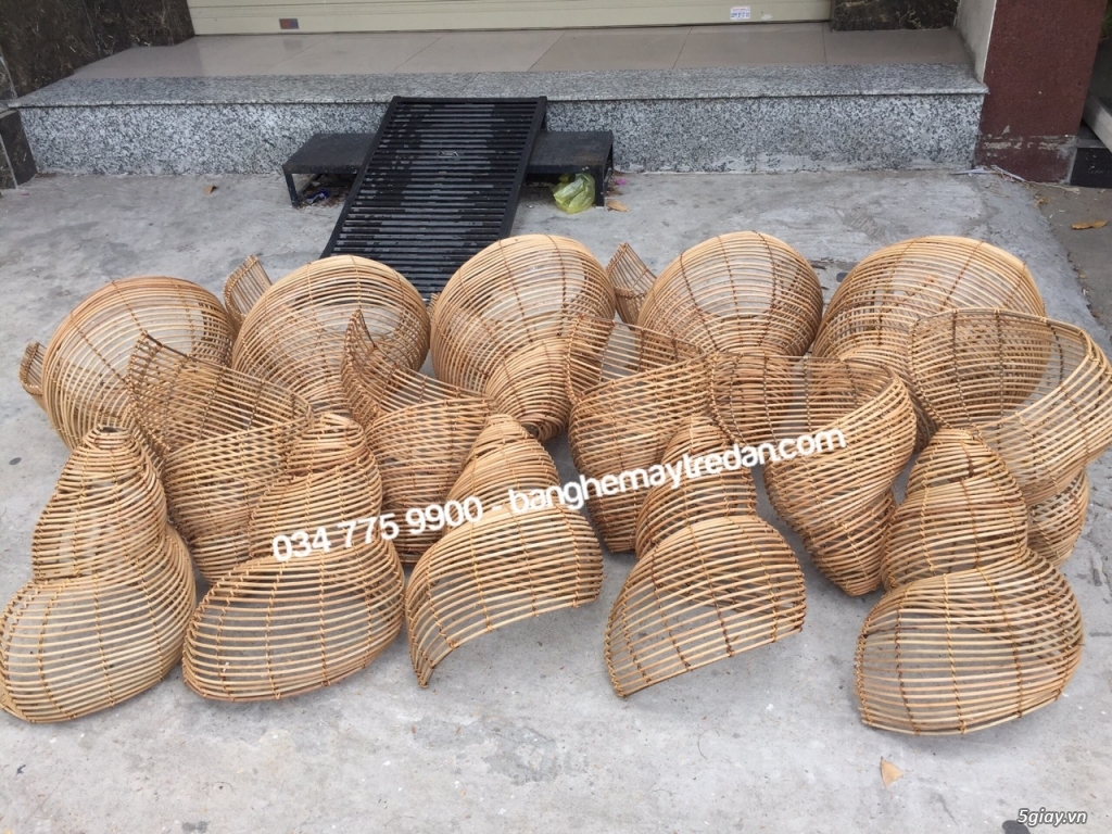 Đèn trang trí mây tre đan - Mây Tre Lục Bình - 4