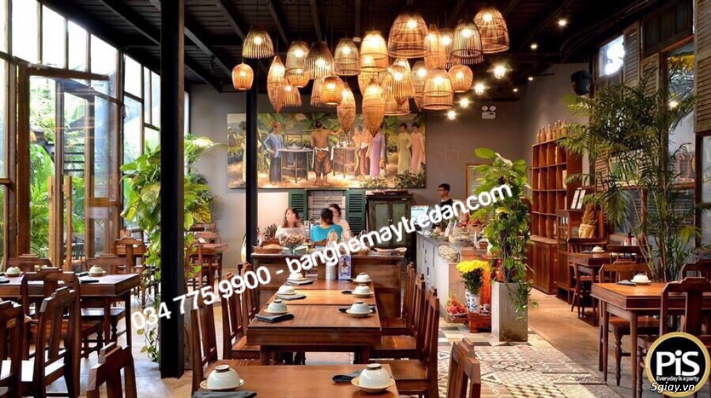 Đèn trang trí mây tre đan - Mây Tre Lục Bình - 2