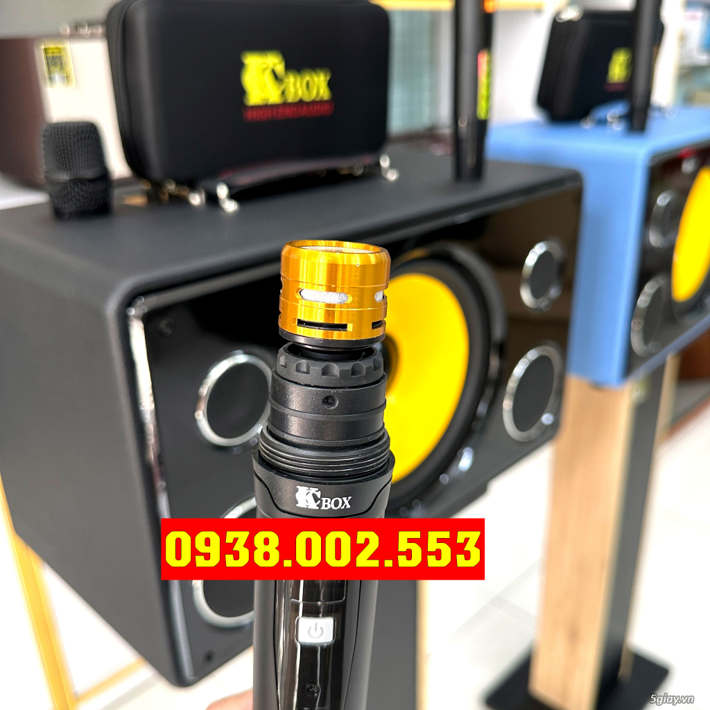 Loa KCBOX S9 - Micro không dây UHF chống hú cực tốt - 4