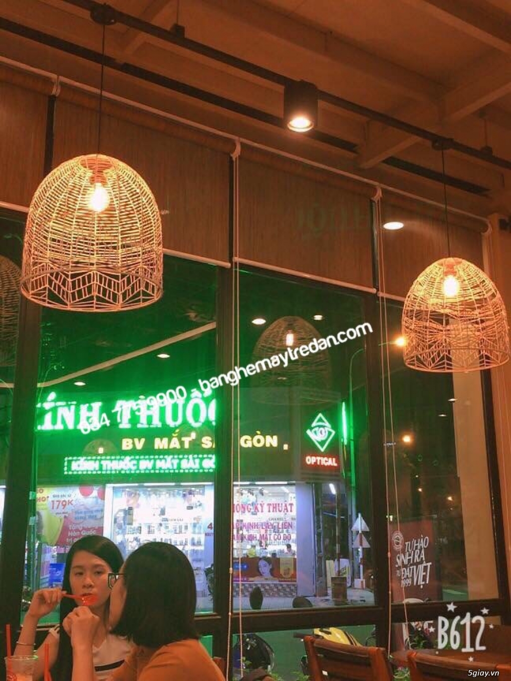 Đèn trang trí mây tre đan - Mây Tre Lục Bình - 1