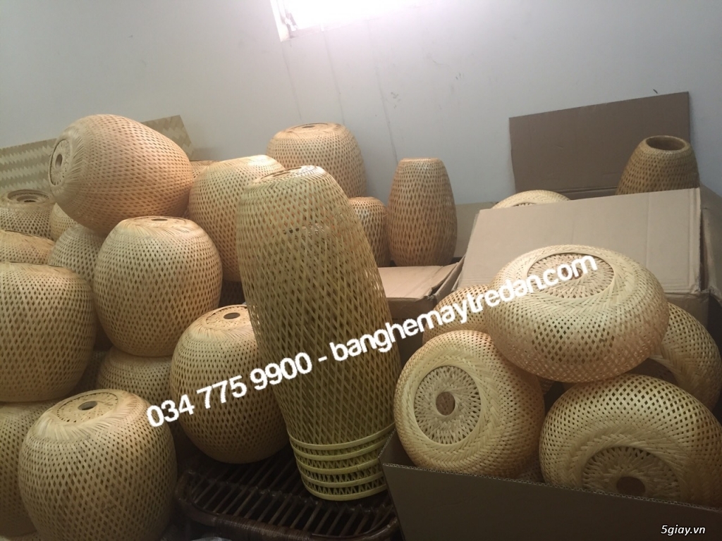 Đèn trang trí mây tre đan - Mây Tre Lục Bình - 5