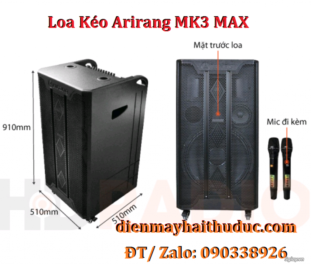 Loa kéo lớn Arirang MK3 Max hàng chính hãng mới 100%