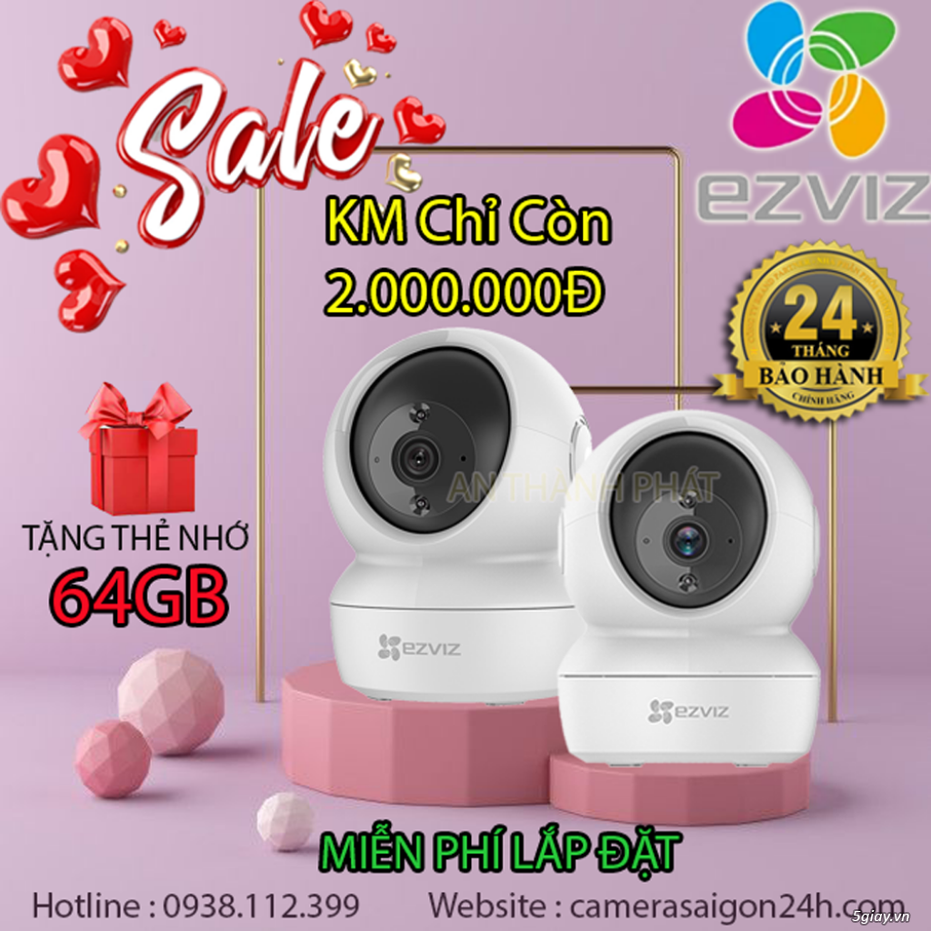 Khuyến Mãi Cực Sốc Combo 2 Camera Không Dây Giá Rẻ
