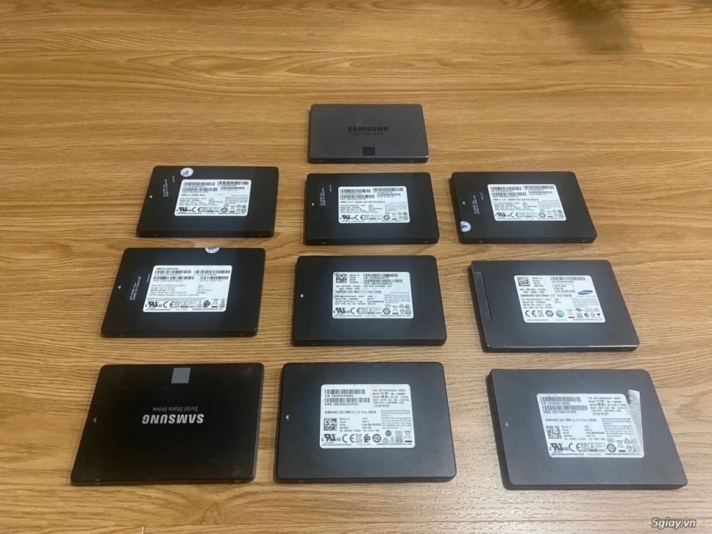 Ổ cứng SSD 512GB Samsung Zin theo máy USA Good chuẩn Sẵn Win 10 Pro