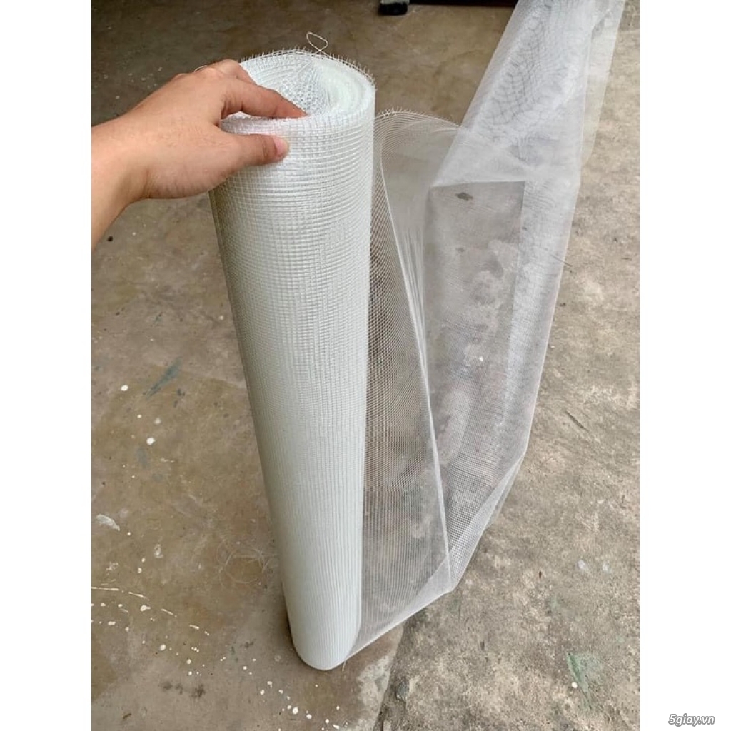 Lưới vải thủy tinh chống thấm, chống nứt, gia cường sàn bê tông, hồ cá, hồ bơi, chậu cây - 6