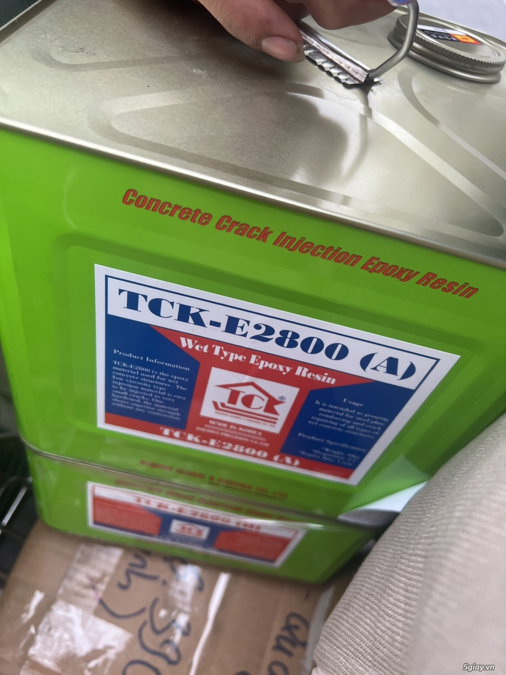 Keo chống nứt TCK-E500, epoxy 1400, E206, TCK-e2800 xuất xứ Hàn Quốc - 2