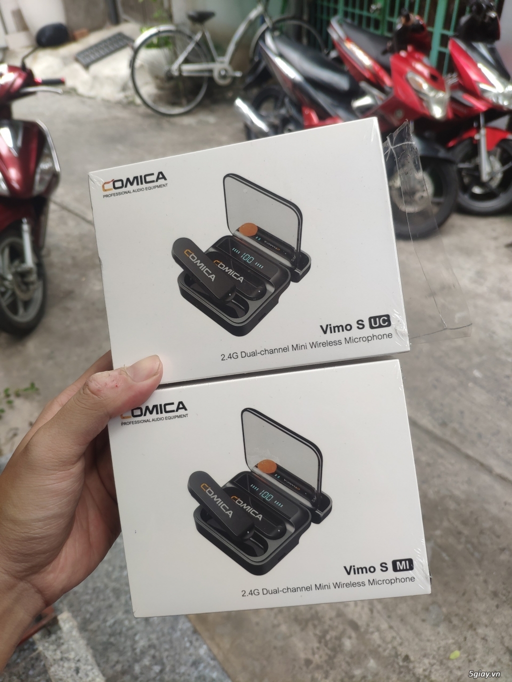 Bán micro cài áo không dây giá rẻ Comica Vimo S Type C & Lighting COD - 3