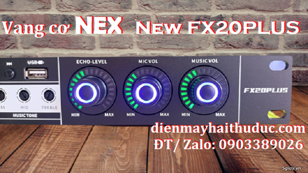 Vang Karaoke NEX NEW FX20PLUS có chức năng Reverb Karaoke - 4