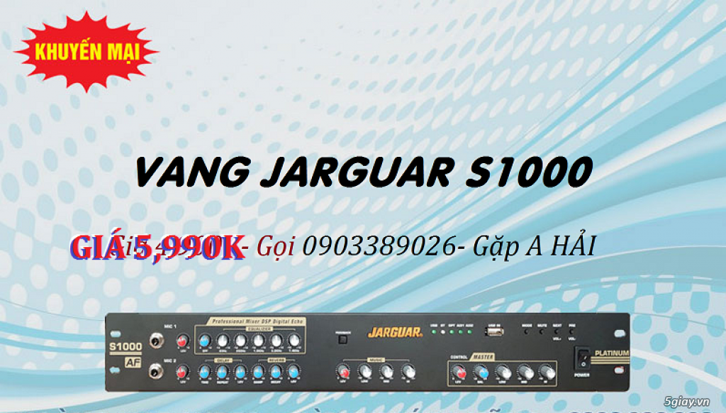 Vang Cơ Hàn Quốc Jarguar S1000 Platinum chính hãng 100% - 2