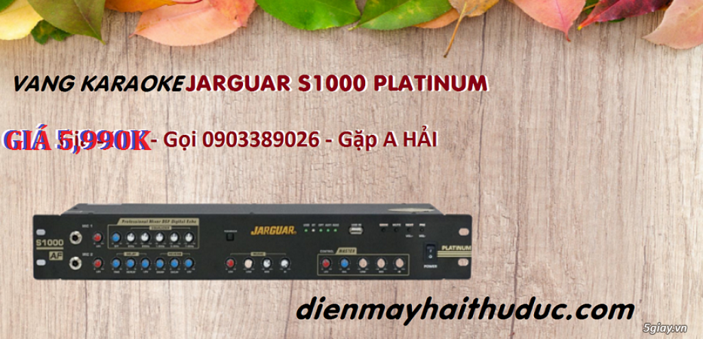 Vang Cơ Hàn Quốc Jarguar S1000 Platinum chính hãng 100% - 4