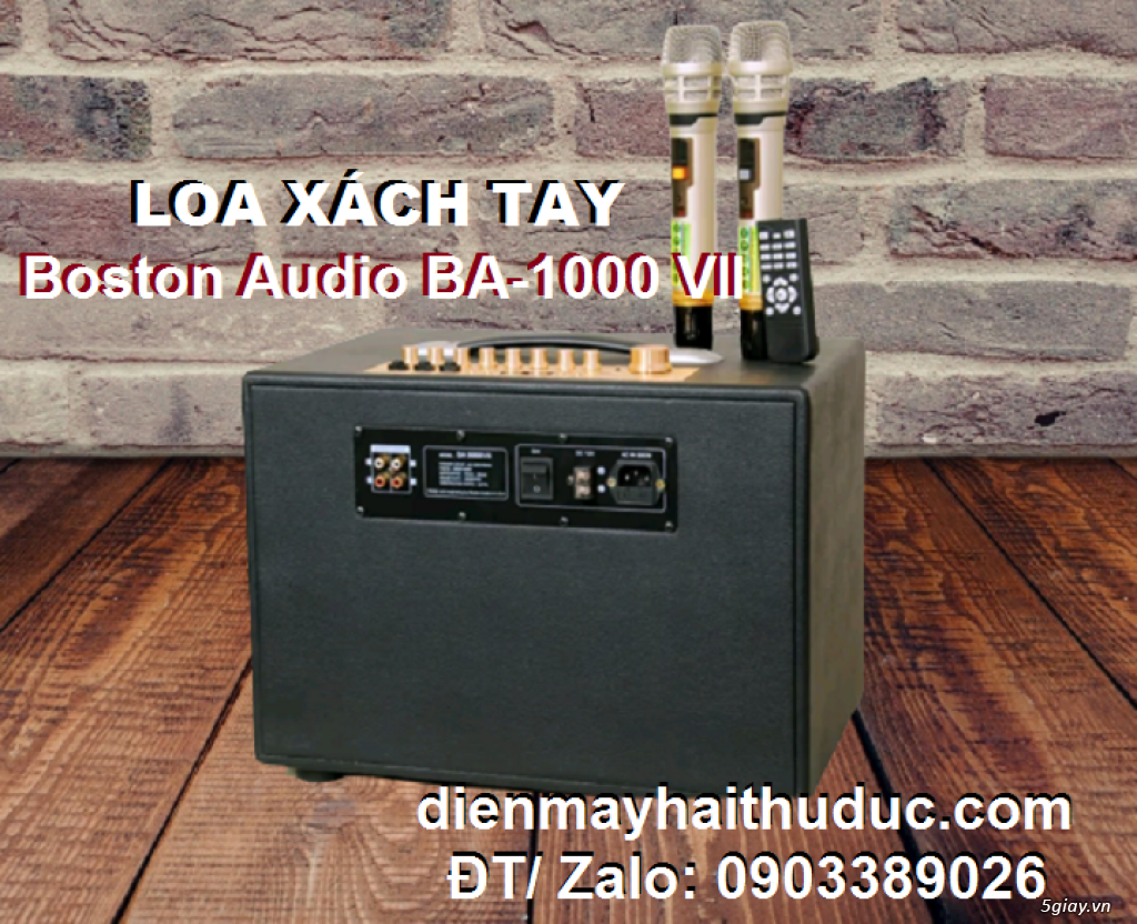 Loa xách tay Boston Audio BA-9999 VII hàng xịn chính hãng 100% - 3