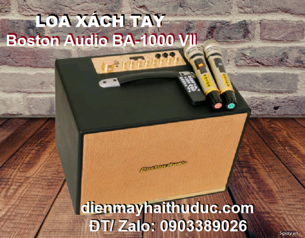 Loa xách tay Boston Audio BA-9999 VII hàng xịn chính hãng 100% - 2