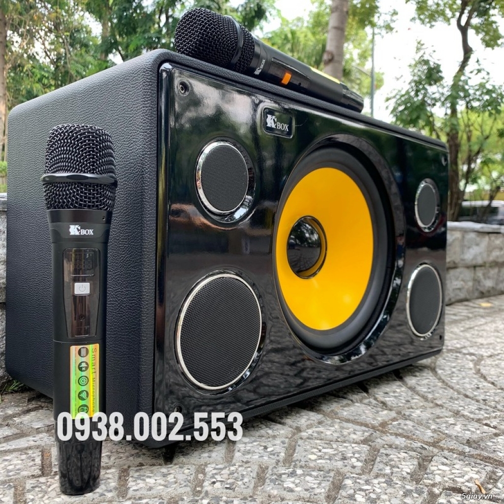 Loa Karaoke Xách Tay Cao Cấp KCBox KC-S9  Bass Sub 25cm