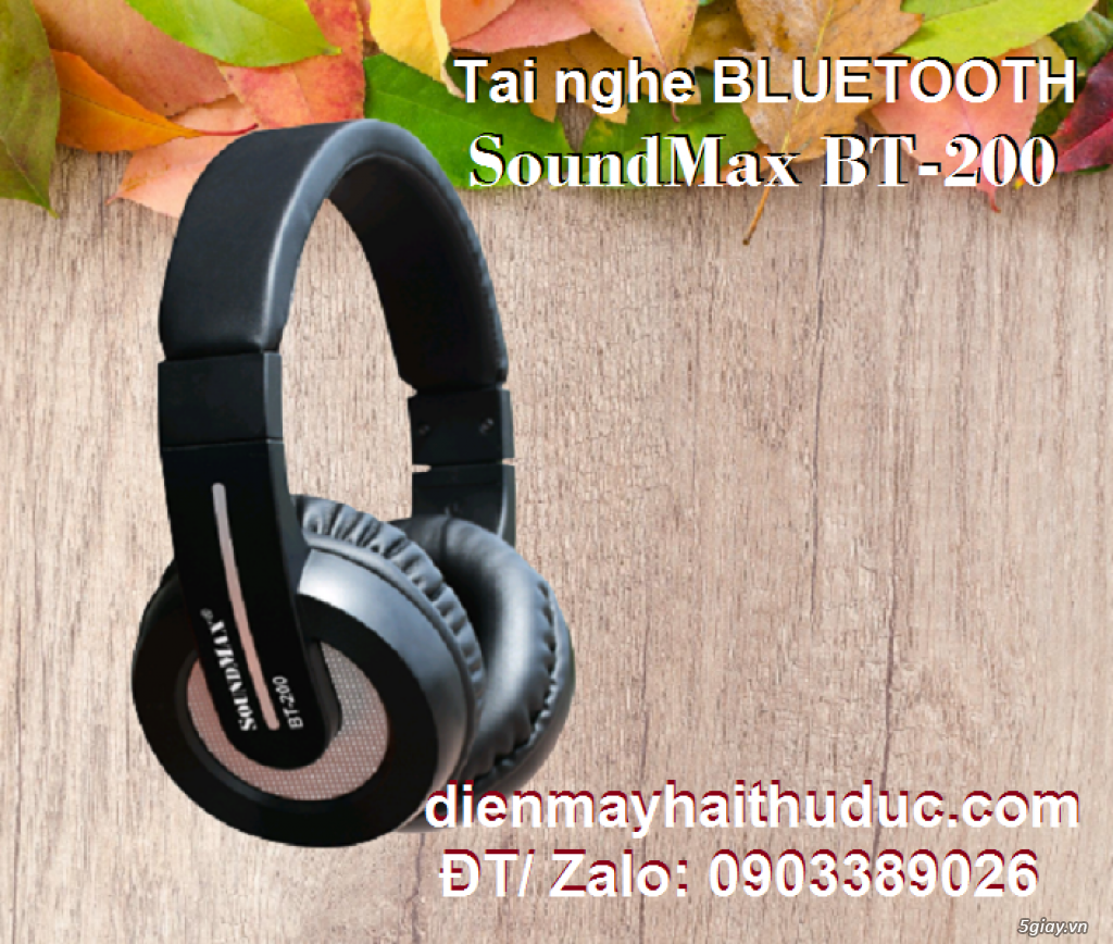 Tai nghe SoundMax BT-200 dòng phone chụp choàng đầu có Mic
