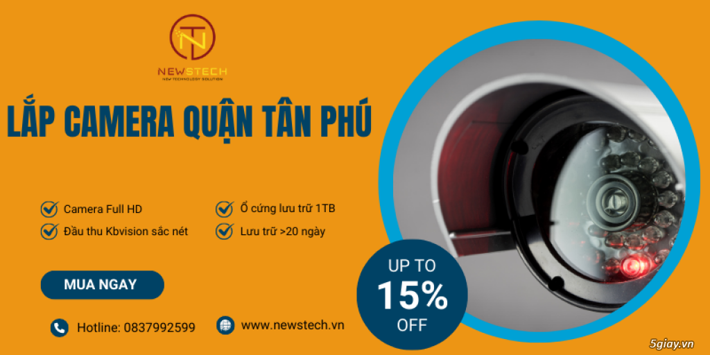 Công ty lắp đặt camera tại Quận Tân Phú - Newstech.vn - 1