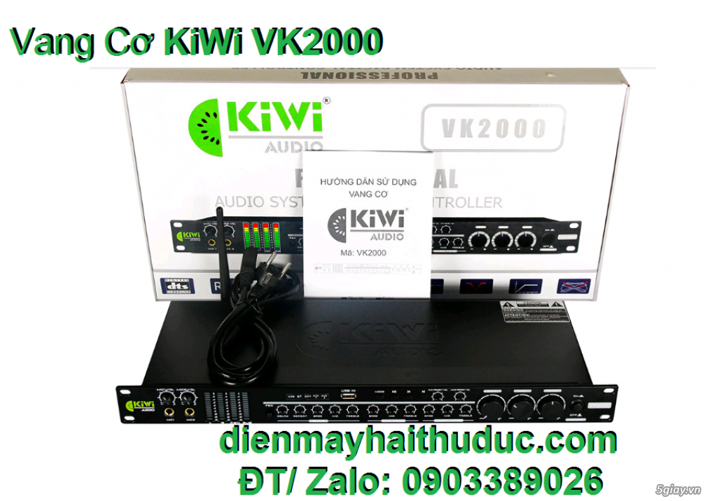 Vang cơ Bluetooth Kiwi VK2000 New Model chính hãng Kiwi Việt nam