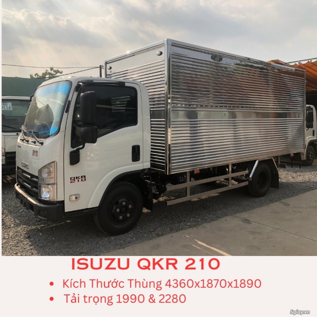 Xe Isuzu QKR 210 đời 2023 thùng mui bạt, thùng kín - 2