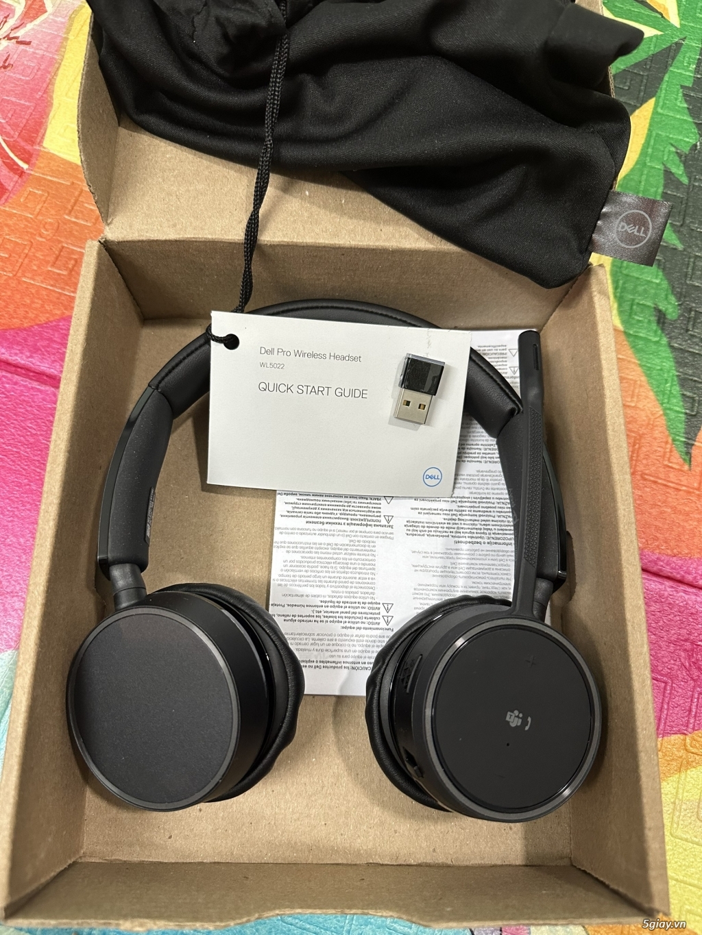 Tai nghe Dell Pro Wireless Headset-WL5022 new 100% - 5