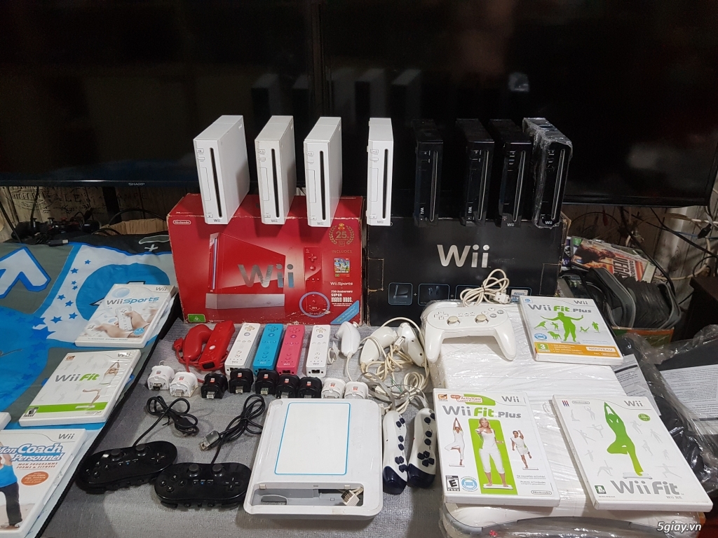 Máy Wii hack Full game Và Phụ Kiện rời của Máy Wii