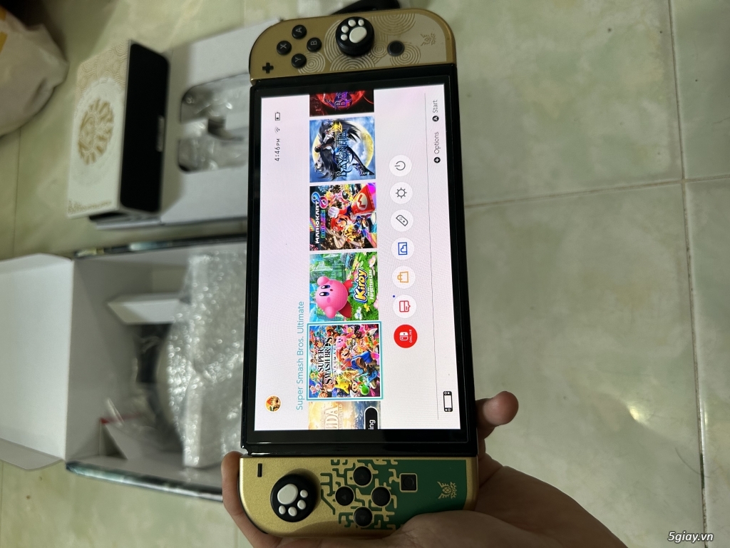 Nintendo Switch Zelda Hắc 256GB 99% - 2