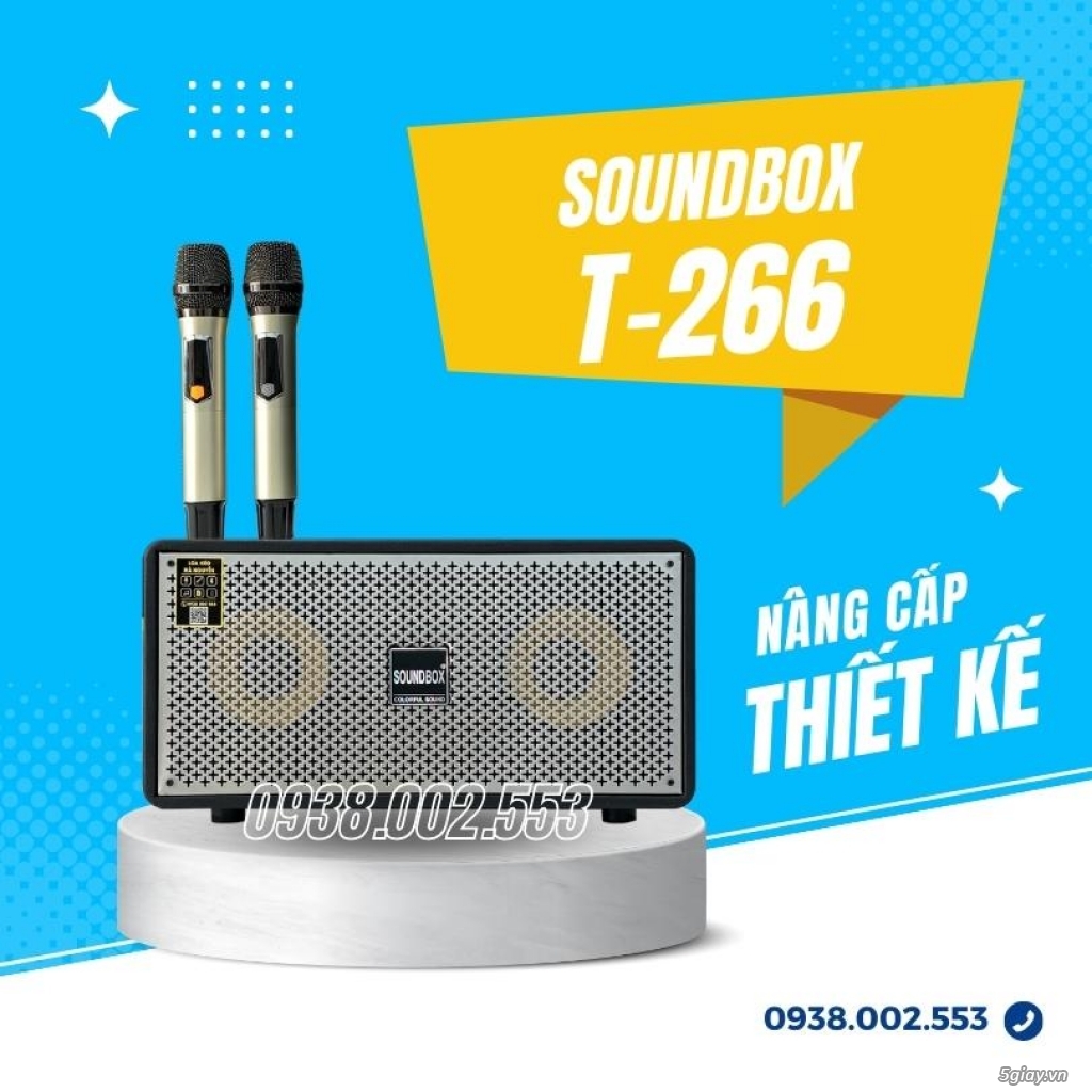 Loa Xách Tay Soundbox T266 - 2 Kiểu Dáng Mới 2023 | 5giay