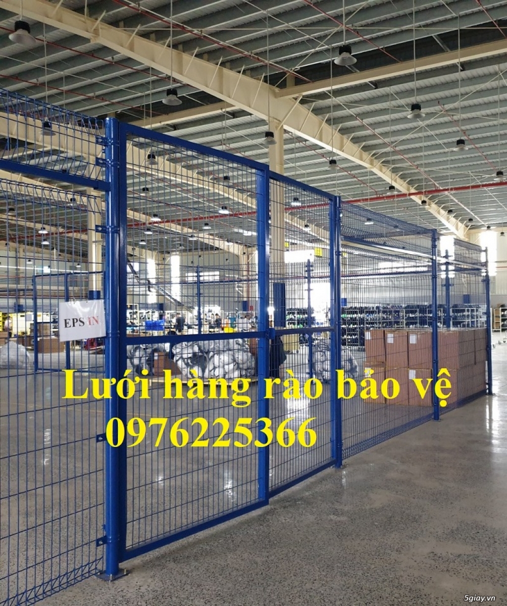 Hàng rào ngăn kho, hàng rào nhà xưởng, vách lưới nhà xưởng - 3